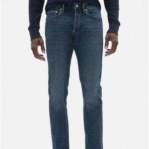 GAP Men's Slim Fit Jeans 32x30 Medium Indigo